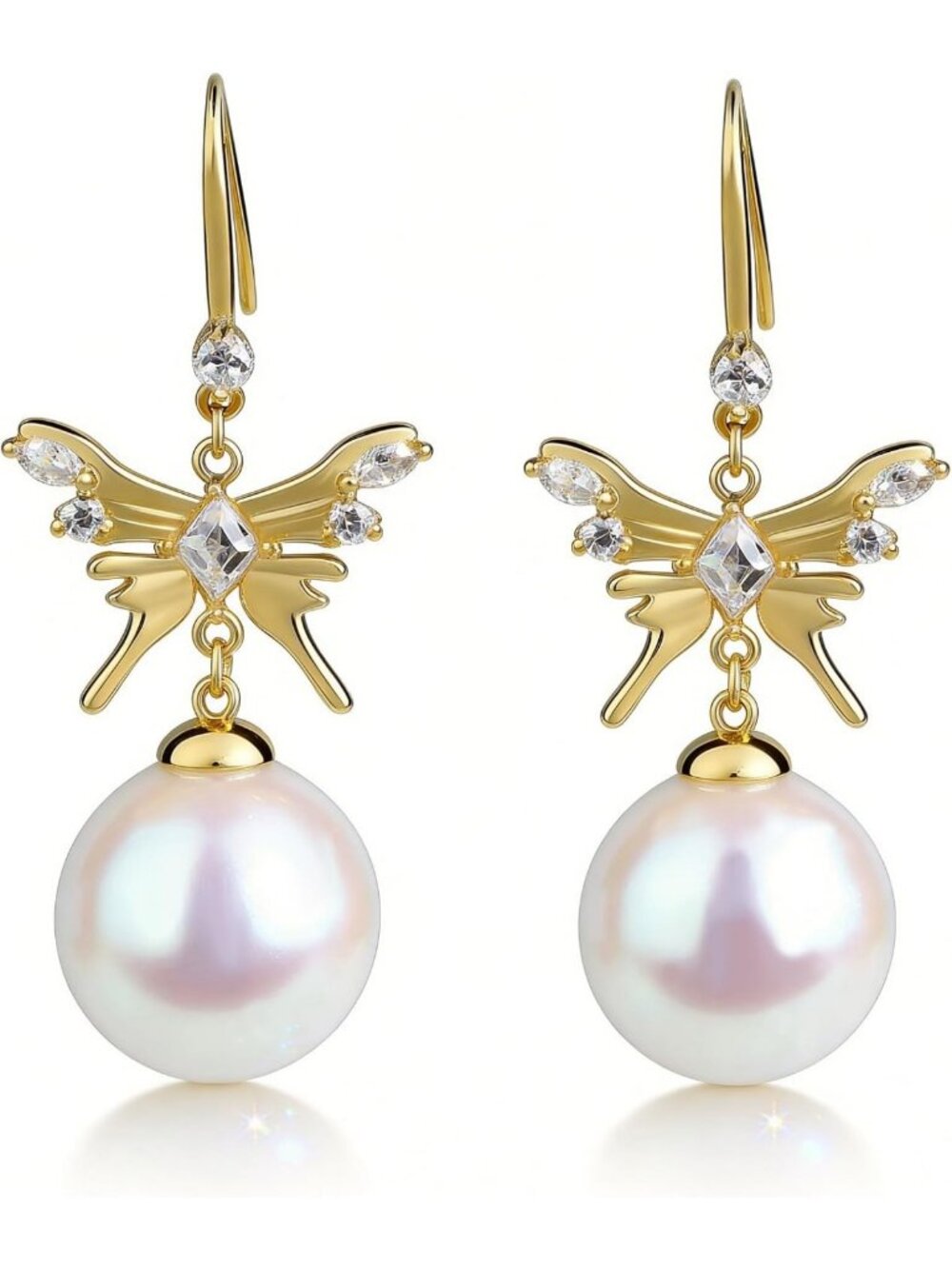Dainty Gold Pearl Earrings for Women | Elegant Jewelry for Everyday Wear